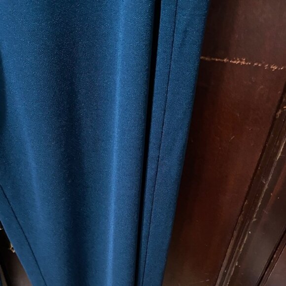 Max Studio vintage plus size 2X teal wide leg Women's Pants - Picture 5 of 15